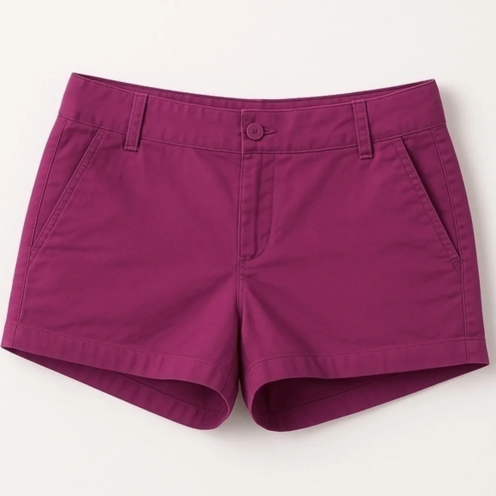 J. crew magenta chino shorts